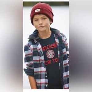 Boys Abercrombie plaid flannel shirt